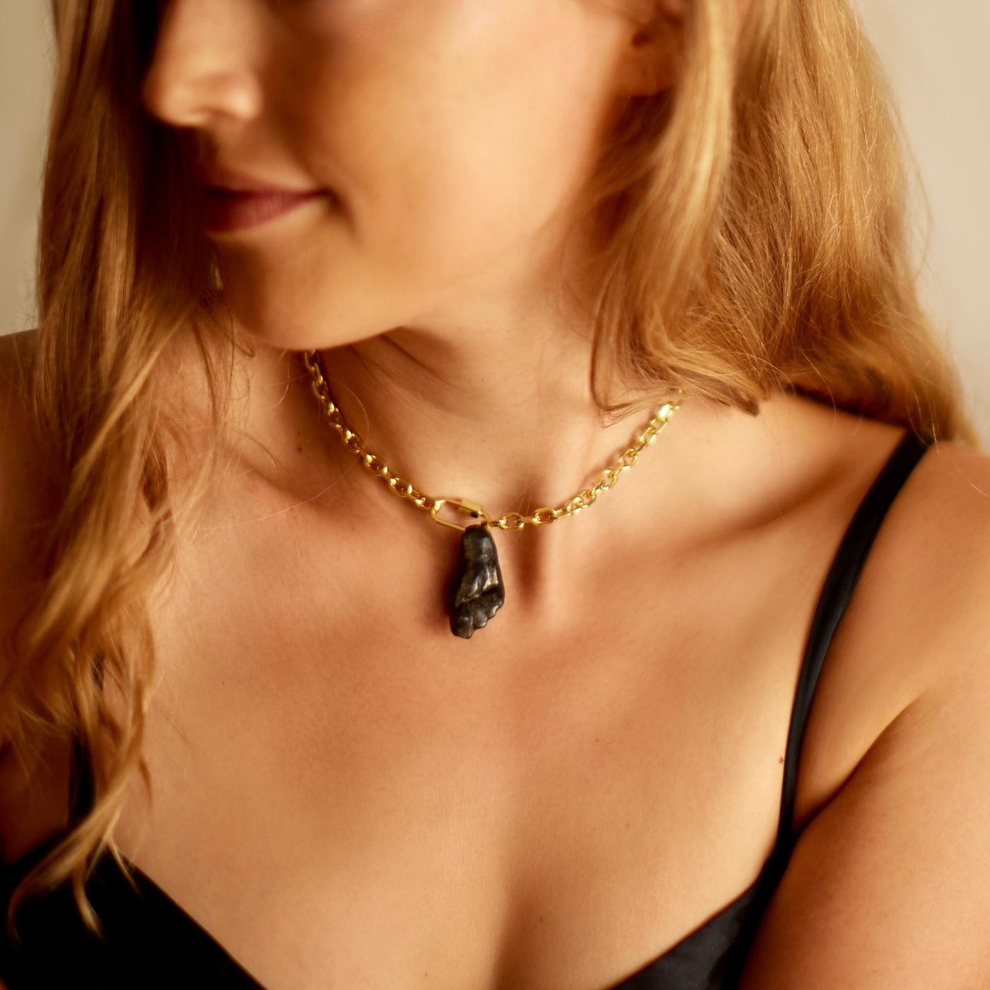 Black Figa Choker Necklace